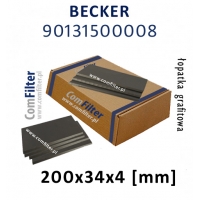 BECKER łopatka grafitowa 90131500008 | WN 124-089 ORYGINAŁ