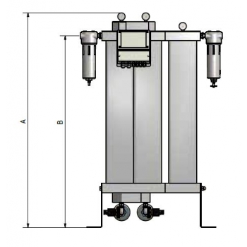 Osuszacz Adsorpcyjny ATO-APN 4, wydajność 35m3/h, 3/8